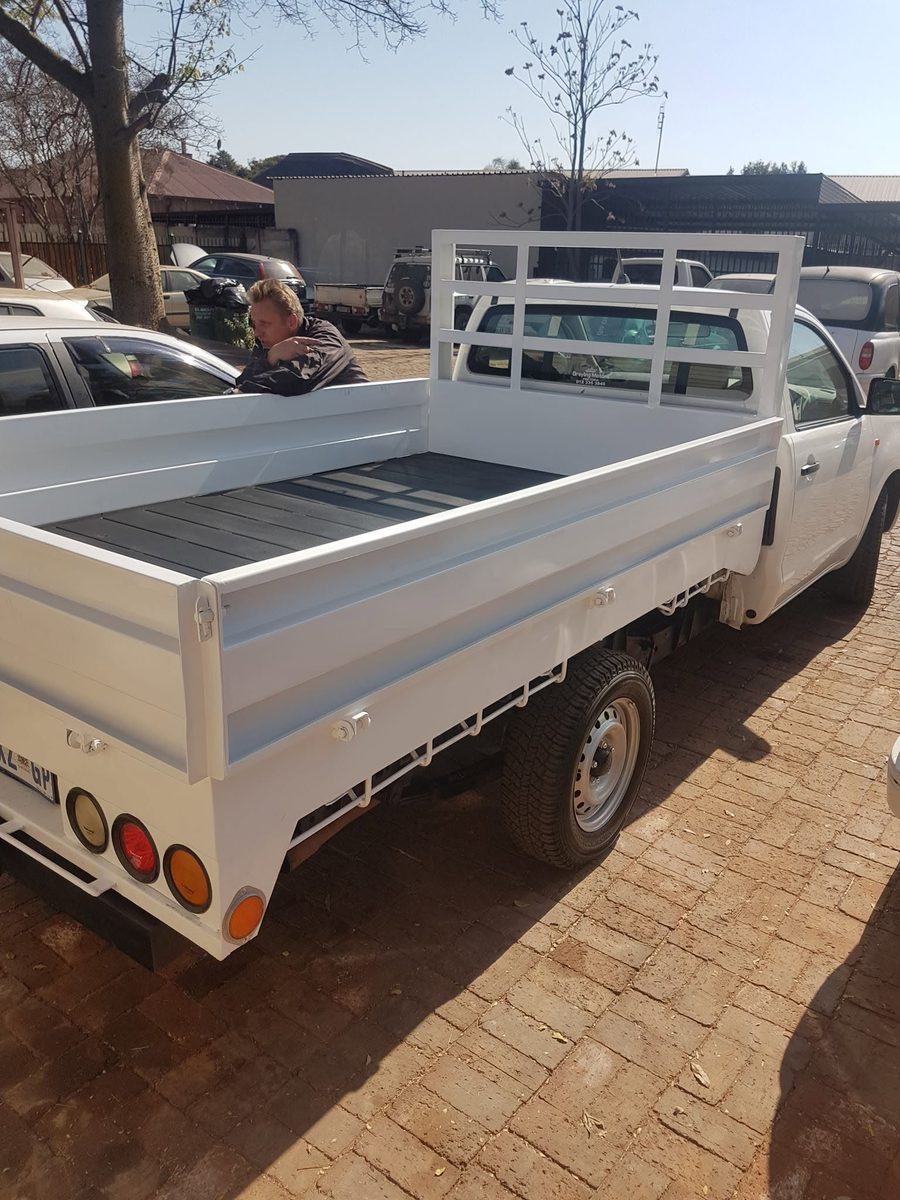 Custom steel canopy frame fabricated for a bakkie in Pretoria